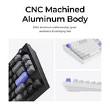 Keychron Q1 HE 8K Magnetic Switch Keyboard, toetsenbord Zwart, US lay-out, Keychron Ultra-Fast Lime, 75%, RGB, Hot swap, 8K