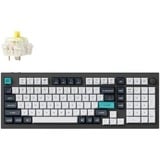 Keychron Q5 Max-M4, toetsenbord Zwart, US lay-out, Gateron Jupiter Banana, 96%, RGB leds, KSA double-shot PBT, hot swap, Knob, 2.4GHz | Bluetooth 5.1 | USB-C