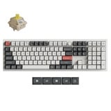 Keychron Q6 Ultra-P4 8K Wireless Custom Mechanical Keyboard Wit, US lay-out (QWERTY), Keychron Silk POM Banana, 100%, RGB, Hot swap, 8K, 2.4 GHz / Bluetooth 5.2 / USB-C