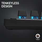 Logitech PRO X TKL RGB mechanisch gaming toetsenbord Zwart, US-International lay-out (QWERTY), GX Brown, 80% (TKL)	, RGB leds, PBT Doubleshot keycaps, 2,4 GHz | Bluetooth | USB-C