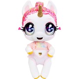 MGA Entertainment Glitter Babyz - eenhoornpop - Witte regenboog (Lunita Sky) 