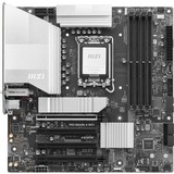 MSI PRO B860M-A WIFI socket 1851 moederbord zilver, RAID, 5Gb-LAN, Wi-Fi 7, BT, Sound, µATX