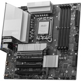 MSI PRO B860M-A WIFI socket 1851 moederbord zilver, RAID, 5Gb-LAN, Wi-Fi 7, BT, Sound, µATX
