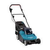 Makita LXT 2x18 V accu Grasmaaier 38 cm Blauw/zwart, 2x 5 Ah accu en duo snellader inbegrepen