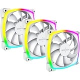 Montech AX120 fan PWM 3-pack RGB case fans Wit, 3 stuks, 120 x 120 x 25 mm