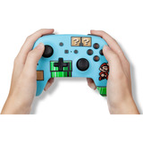 PowerA Enhanced Wireless Controller for Nintendo Switch - SMB3 Blauw