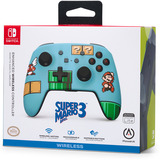 PowerA Enhanced Wireless Controller for Nintendo Switch - SMB3 Blauw