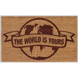 SD Toys Scarface: The World is Yours Globe 60 x 40 cm Doormat deurmat beige