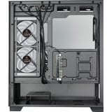 SilverStone Lucid 05 mini tower behuizing Zwart | 2x USB-A | 1x USB-C | RGB | Tempered Glass