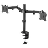 goobay Monitor Mount Dual Flex 17 - 32 inch (43 - 81 cm), max. 8 kg monitorarm Zwart