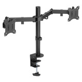 goobay Monitor Mount Dual Flex 17 - 32 inch (43 - 81 cm), max. 8 kg monitorarm Zwart
