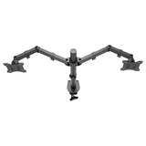 goobay Monitor Mount Dual Flex 17 - 32 inch (43 - 81 cm), max. 8 kg monitorarm Zwart