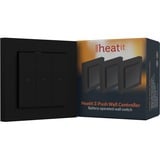 heat it Z-push Wall Controller schakelaar Zwart