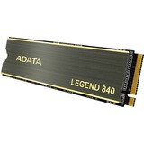 ADATA LEGEND 840 1 TB SSD Donkergrijs/goud, PCIe 4.0 x4, NVMe 1.4, M.2 2280