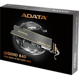 ADATA LEGEND 840 1 TB SSD Donkergrijs/goud, PCIe 4.0 x4, NVMe 1.4, M.2 2280