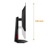 AOC Q27G4ZDR 26.5" gaming monitor Zwart/rood, 2x HDMI, DisplayPort, 2x USB-A. USB-B, 240 Hz