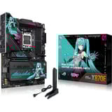 ASUS ROG Strix X870E-H Gaming WiFi7 Hatsune Miku Edition socket AM5 moederbord Zwart, RAID, 5 Gb-LAN, WLAN, BT, Sound, ATX