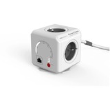 Allocacoc PowerCube Extended | WiFi | stekkerdoos Wit/grijs, België