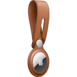 Apple Leren AirTag-hanger - Zadelbruin hoesje Bruin