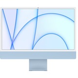 Apple iMac 24 (MGPK3N/A) all-in-one pc Blauw | M1 | M1 8-Core GPU | 8 GB | 256 GB SSD