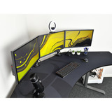 Arozzi Arena Angelo - Gun Metal gaming desk Gunmetal