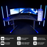 Arozzi Arena Angelo - Gun Metal gaming desk Gunmetal