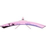 Arozzi Nova Curved 49" UltraWide gaming monitor Roze, 165 Hz, 1x DisplayPort, 2x HDMI, 1x USB-C, Audio, Adaptive Sync