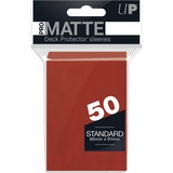 Asmodee PRO-Matte Standard Deck Protector sleeves Rood, 50 stuks