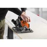 BLACK+DECKER 18V Brushless cirkelzaag 165mm handcirkelzaag Zwart/oranje, Accu en oplader niet inbegrepen