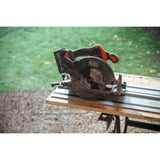 BLACK+DECKER 18V Brushless cirkelzaag 165mm handcirkelzaag Zwart/oranje, Accu en oplader niet inbegrepen
