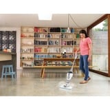 BLACK+DECKER BHSM168D 1600W Steam-mop met deltavoet en 8 accessoires stoomreiniger Zilver/wit