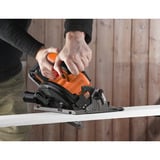 BLACK+DECKER BLCCS78N-XJ 18V Cirkelzaag 165mm handcirkelzaag Zwart/oranje, Accu en oplader niet inbegrepen