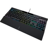 Corsair K70 RGB PRO Mechanical Gaming Keyboard Zwart, US lay-out, Cherry MX Speed Silver, RGB leds, PBT double-shot