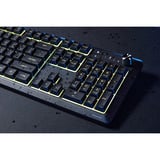 Corsair SKIFF 100 RGB gaming toetsenbord Zwart, US lay-out (QWERTY), Membraan, 100%, RGB-leds