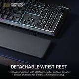 Corsair SKIFF 100 RGB gaming toetsenbord Zwart, US lay-out (QWERTY), Membraan, 100%, RGB-leds