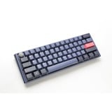 Ducky One 3 Cosmic Blue Mini, toetsenbord Donkerblauw, US lay-out, Cherry MX Silent Red, RGB led, Double-shot PBT, Hot-swappable, QUACK Mechanics, 60%