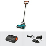 GARDENA HandyMower 22/18V P4A set grasmaaier Grijs/turquoise, 14620-20, Accu inbegrepen