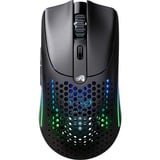 Glorious Model O 2 Wireless gaming muis Zwart (mat), 26.000 dpi, 2.4 GHz, Bluetooth, RGB leds
