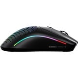 Glorious Model O 2 Wireless gaming muis Zwart (mat), 26.000 dpi, 2.4 GHz, Bluetooth, RGB leds