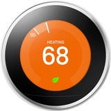 Google Nest Learning Thermostat Roestvrij staal