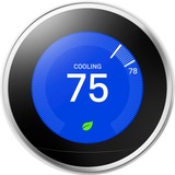 Google Nest Learning Thermostat Roestvrij staal