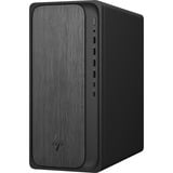 HP OmniDesk M02-0025nd (B8EM2EA) pc-systeem Zwart/grijs | R5 8500G | Radeon Graphics | 16 GB | 512 GB SSD