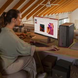HP OmniDesk M02-0025nd (B8EM2EA) pc-systeem Zwart/grijs | R5 8500G | Radeon Graphics | 16 GB | 512 GB SSD