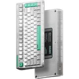 Iqunix OG80 Wormhole Wireless Mechanical Keyboard Grijs, US lay-out (QWERTY), Cherry MX Brown, 80% (TKL)	, RGB leds, Hot-swappable, PBT, 2.4GHz | Bluetooth 5.1 | USB-C