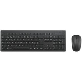 Kensington KM150 EQ Wireless Desktop Set, desktopset Zwart, US lay-out, Membraan, 1200 DPI