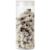 Keychron Gateron Cap V2 Milky-Brown Switch-Set keyboard switches Bruin/wit, 110 stuks