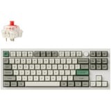 Keychron Q3 Max-P1, toetsenbord Wit, US lay-out, Gateron Jupiter Red, RGB leds, 80% TKL, KSA double-shot PBT, hot swap, Knob, 2.4GHz | Bluetooth 5.1 | USB-C