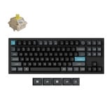 Keychron Q3 Ultra-M4 8K Wireless Custom Mechanical Keyboard Zwart, US lay-out (QWERTY), Keychron Silk POM Banana, 80% (TKL)	, 80% (TKL), RGB, Hot swap, 8K, 2.4 GHz / Bluetooth 5.2 / USB-C