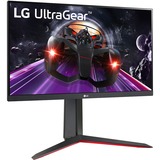 LG UltraGear 24GN65R-B 23.8" Gaming Monitor Zwart, 1x HDMI, 1x DisplayPort, 144 Hz
