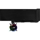 Lian Li Hydroshift II LCD-C 360 fanless waterkoeling Zwart